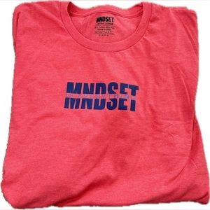 NWOT Mindset is Everything Red‎ Tee Shirt Men’s Size XL